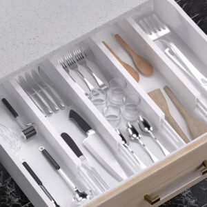 4X ORGANIZER DO SZUFLADY BAM-WHITE - obrazek 2
