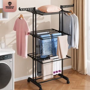 SUSZARKA NA PRANIE STOJĄCA LA-DRY-170-BLACK - obrazek 10