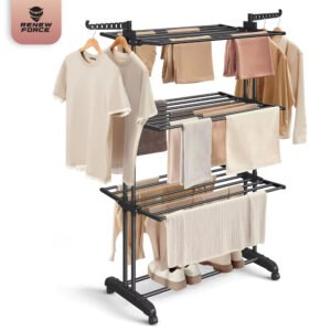 SUSZARKA NA PRANIE STOJĄCA LA-DRY-170-BLACK - obrazek 12