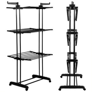 SUSZARKA NA PRANIE STOJĄCA LA-DRY-170-BLACK - obrazek 5