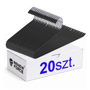 WIESZAKI NA UBRANIA SVN-20-BLACK - obrazek 1