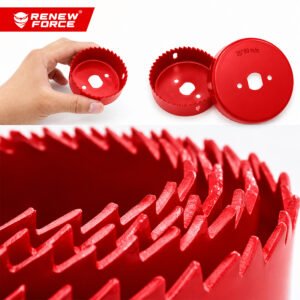 OTWORNICA DO DREWNA ZESTAW W-00D-RED - obrazek 3