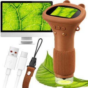 MIKROSKOP CYFROWY Z WYŚWIETLACZEM INSKAM372-BROWN