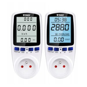MIERNIK ZUŻYCIA ENERGII WATOMIERZ JK-PM03-BLUE - obrazek 3